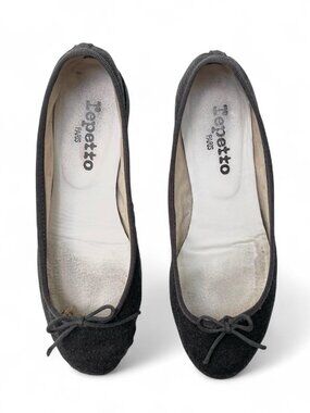 Rare Repetto Camille Denim Heels in Gray - Size 37 EU/6 US